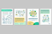 Entrepreneurship brochure template