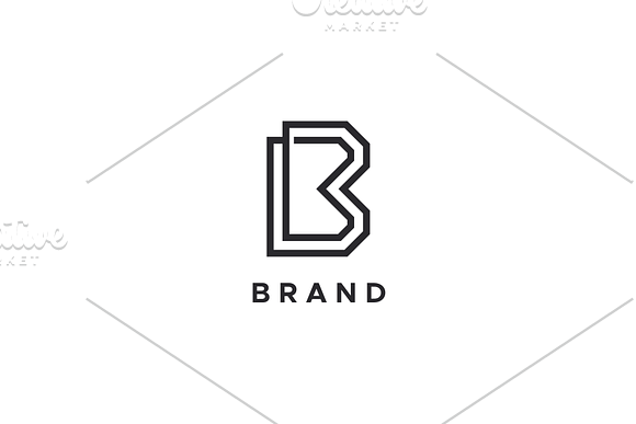 Monogram B Logo in Logo Templates - product preview 2