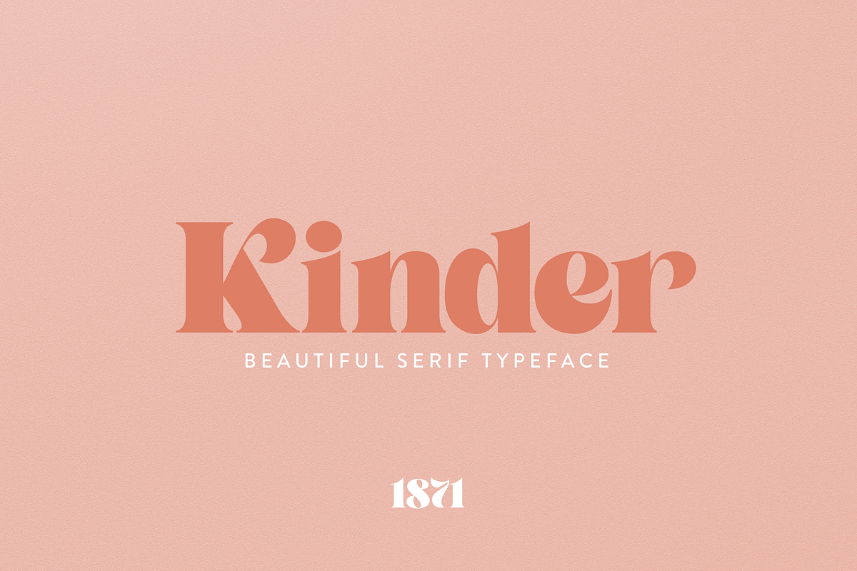 Kinder Font in Serif Fonts - product preview 8