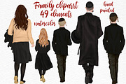 Family clipart, Jewish Family