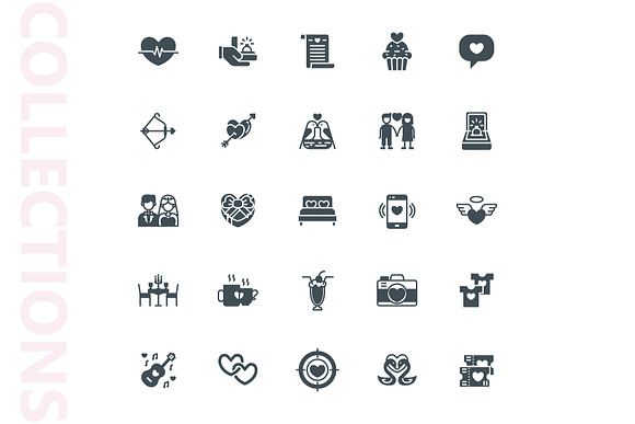 Valentine Glyph Icons in Glyph Icons - product preview 3