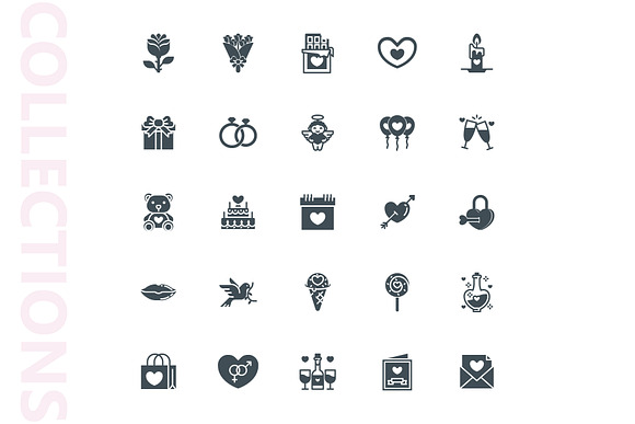 Valentine Glyph Icons in Glyph Icons - product preview 4