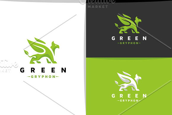 Gryphon Green in Logo Templates - product preview 1