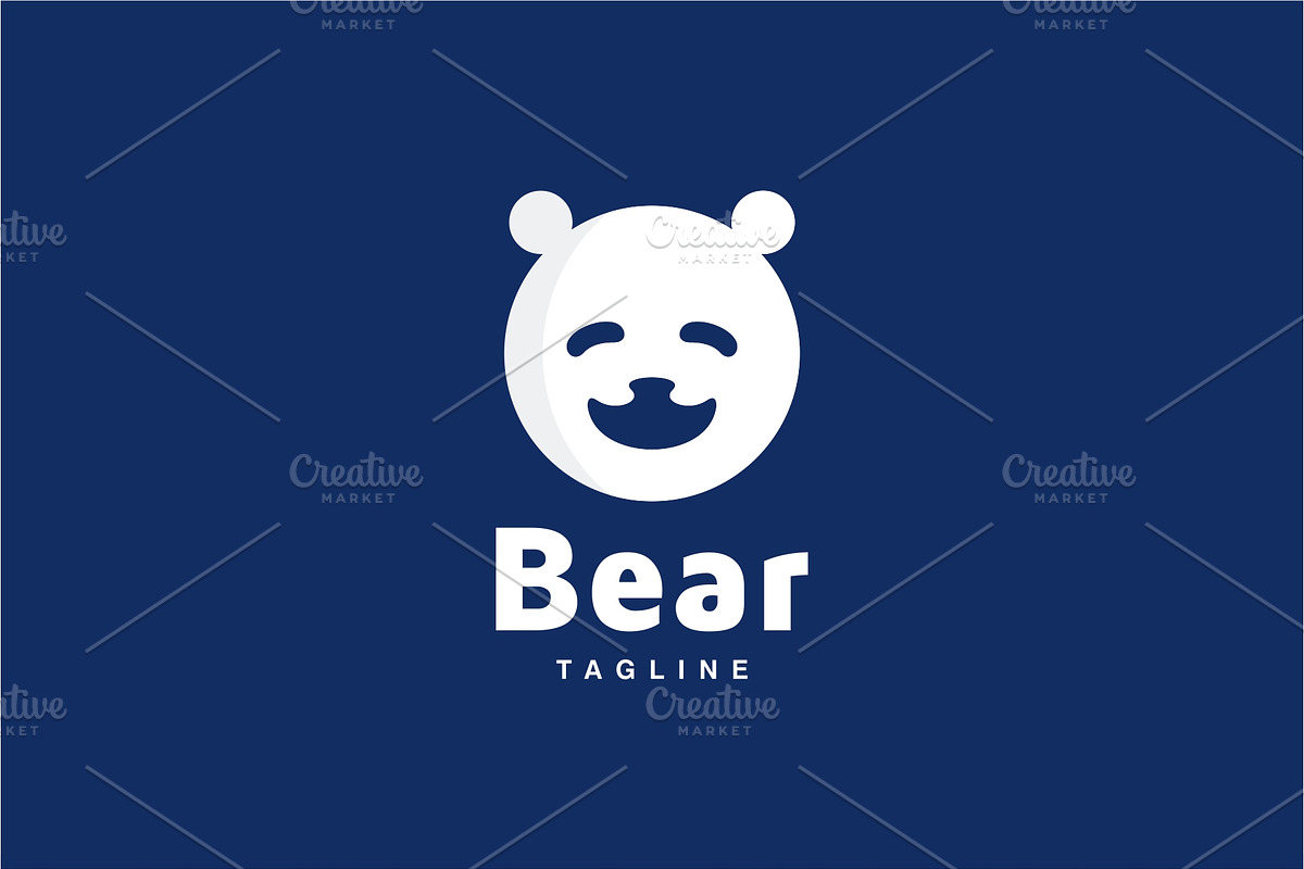 Happy Bear Logo in Logo Templates - product preview 8