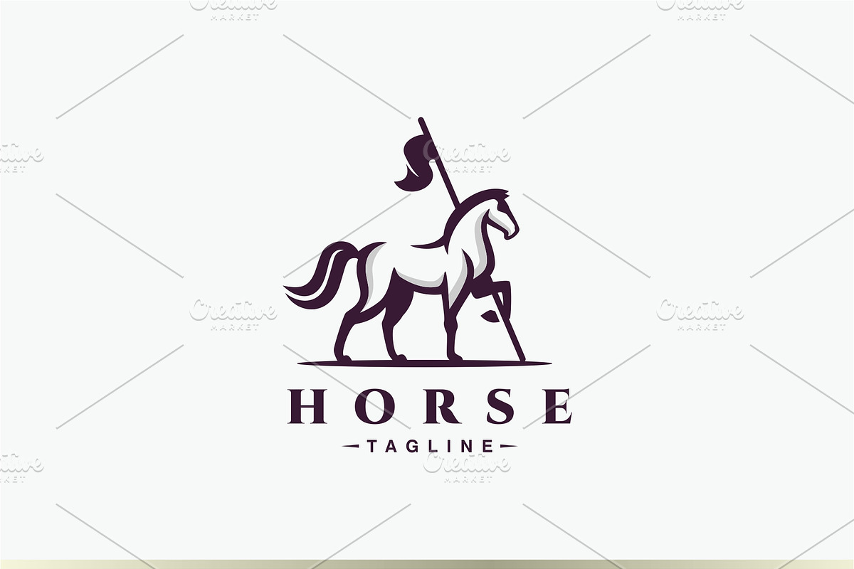 Horse Flag Logo in Logo Templates - product preview 8