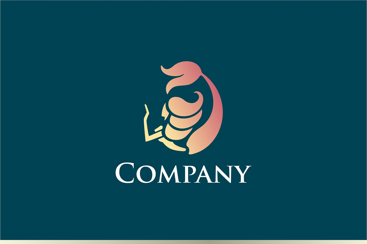 Mermaid in Logo Templates - product preview 8