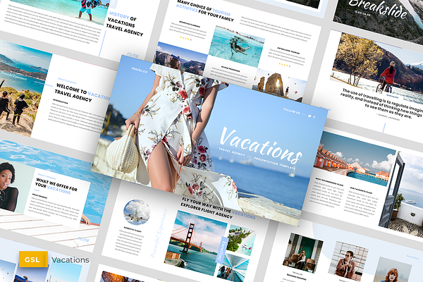 Vacations - Googleslide Template