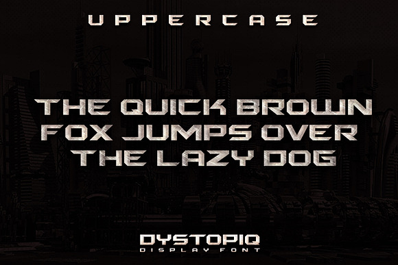 DYSTOPIQ FONT in Display Fonts - product preview 1