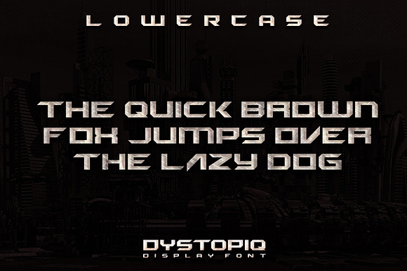 DYSTOPIQ FONT in Display Fonts - product preview 2