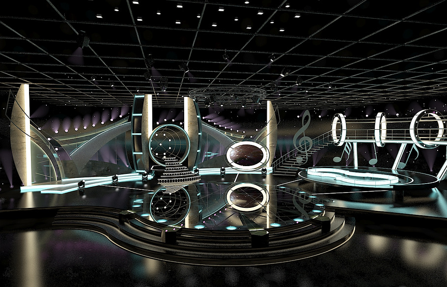 TV Studio Entertainment Set 1 in Architecture - product preview 1
