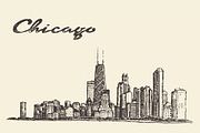 Chicago skyline, USA