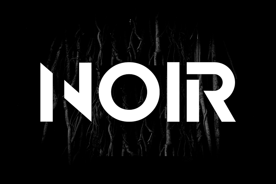 NOIR - Unique Display Logo Typeface