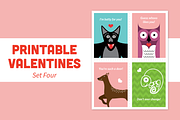 Printable Valentines – Set Four