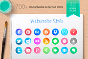 Vector Social Media Icons -ProColour