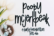 Poopy McJerkbeak Font - Quirky Font