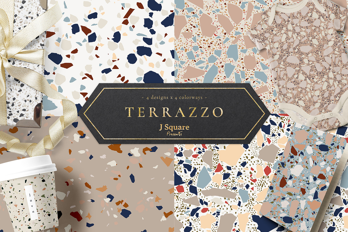16 Terrazzo Seamless Pattern JPG+EPS in Patterns - product preview 8