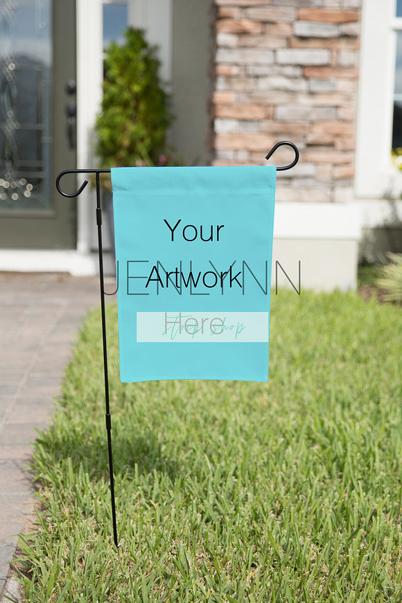Garden Flag Mockup in Product Mockups - product preview 1