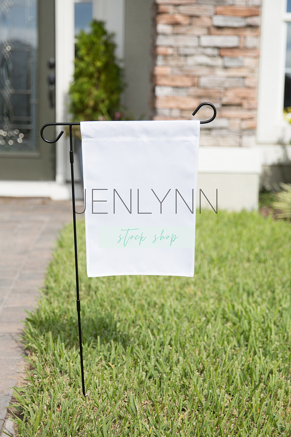 Garden Flag Mockup in Product Mockups - product preview 2