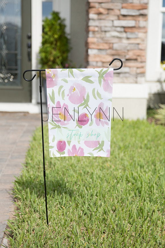 Garden Flag Mockup in Product Mockups - product preview 3