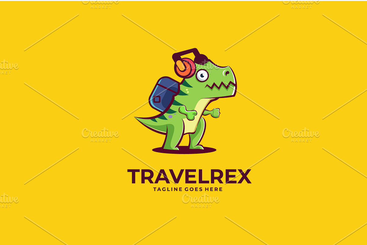 Dinosaurs Logo Design in Logo Templates - product preview 8