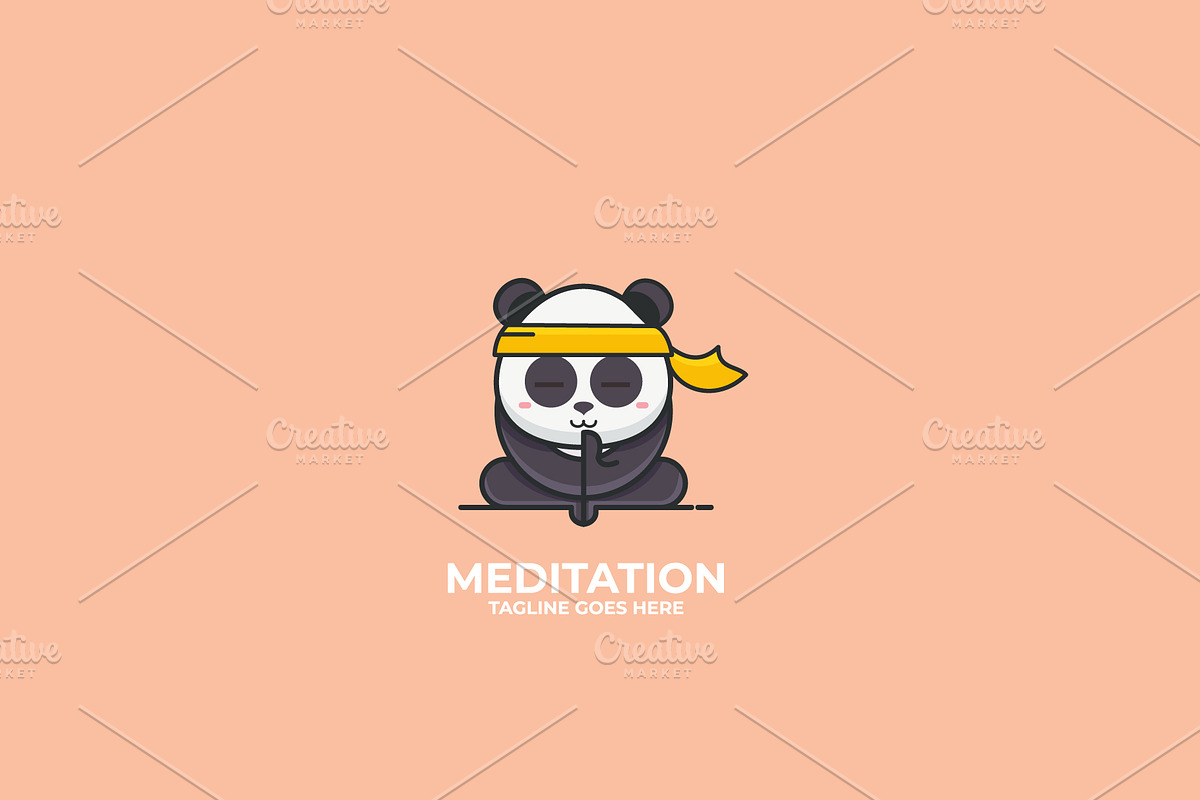 Panda Logo Design in Logo Templates - product preview 8
