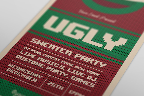 Ugly Sweater in Flyer Templates - product preview 1