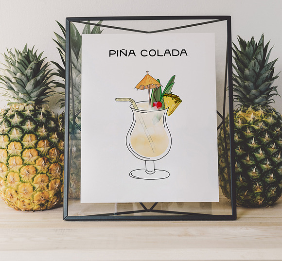 Cocktail Creator Set: Vector & PNG in Illustrations - product preview 2