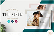 The Grid Layout | Canva, PSD, Indd