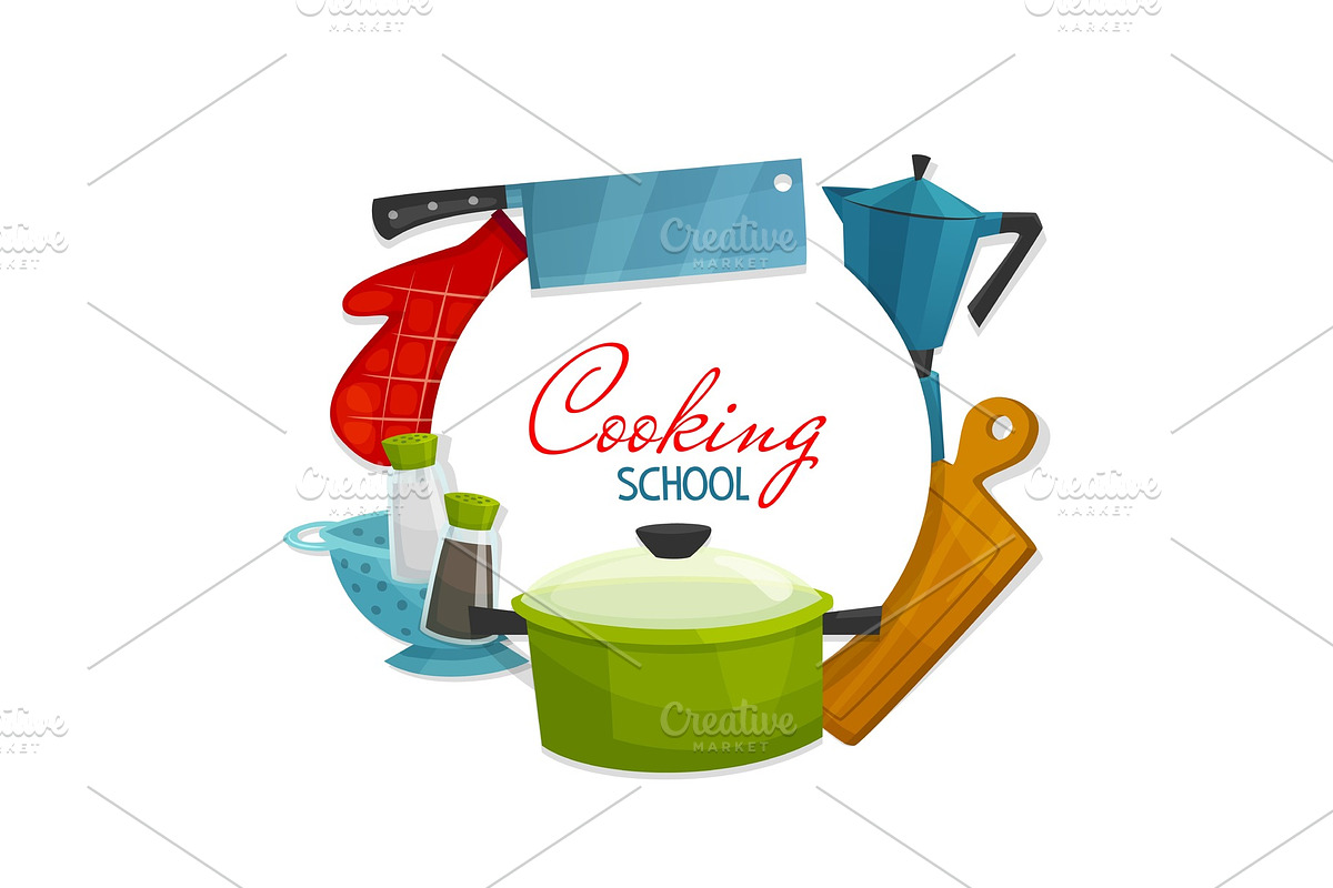 Kitchen appliances, cooking utensil in Illustrations - product preview 8
