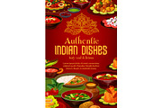 Indian cuisine menu , India dishes