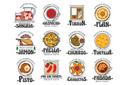 Traditional Spanish cuisine dishes