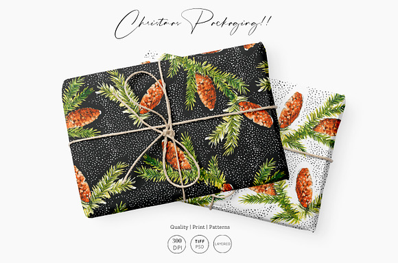 Tuscany Christmas Pattern & Motifs! in Patterns - product preview 9