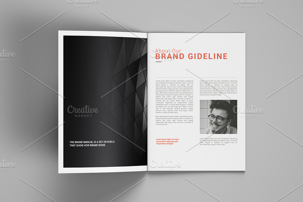 Brand Manual  V964 in Brochure Templates - product preview 8