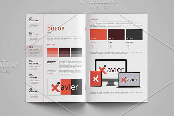 Brand Manual  V964 in Brochure Templates - product preview 3
