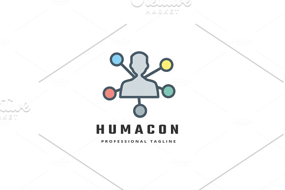 Human Connect Logo in Logo Templates - product preview 2