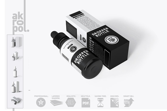 Dropper Bottle Mock-up in Product Mockups - product preview 5