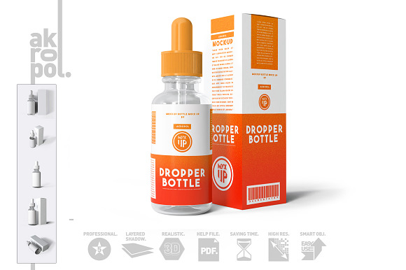 Dropper Bottle Mock-up in Product Mockups - product preview 7