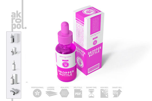 Dropper Bottle Mock-up in Product Mockups - product preview 10