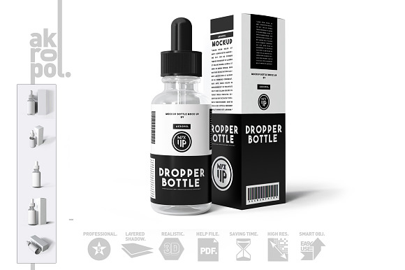 Dropper Bottle Mock-up in Product Mockups - product preview 12