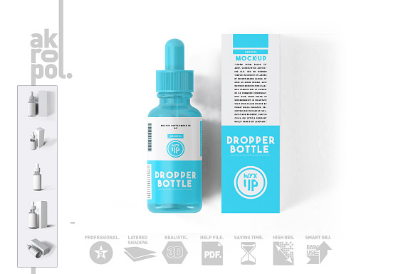 Dropper Bottle Mock-up in Product Mockups - product preview 15
