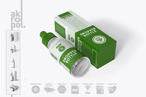 Dropper Bottle Mock-up in Product Mockups - product preview 16