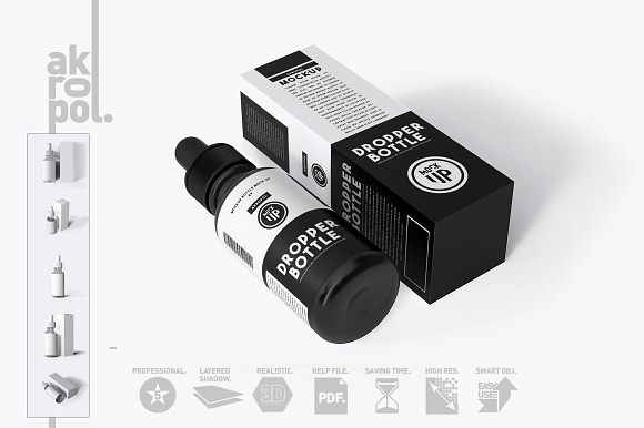 Dropper Bottle Mock-up in Product Mockups - product preview 17