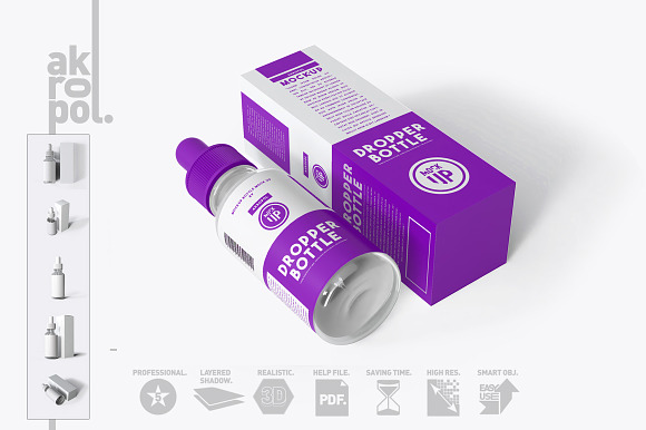 Dropper Bottle Mock-up in Product Mockups - product preview 18