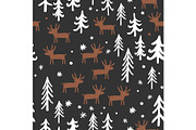Vector Christmas seamless pattern