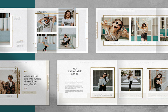 The Grid Layout | Canva, PSD, Indd in Brochure Templates - product preview 6
