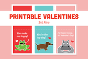 Printable Valentines – Set Five