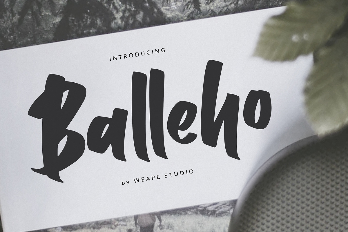 Balleho in Display Fonts - product preview 8