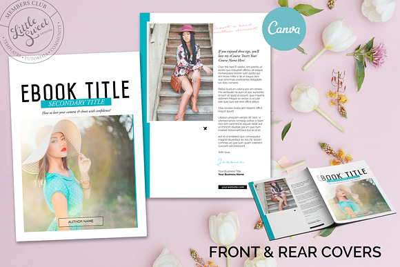 Magazine/eBook Template Canva in Magazine Templates - product preview 6