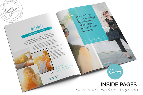 Magazine/eBook Template Canva in Magazine Templates - product preview 7