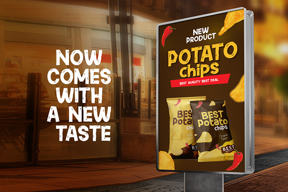 Potato Chips in Fonts - product preview 2